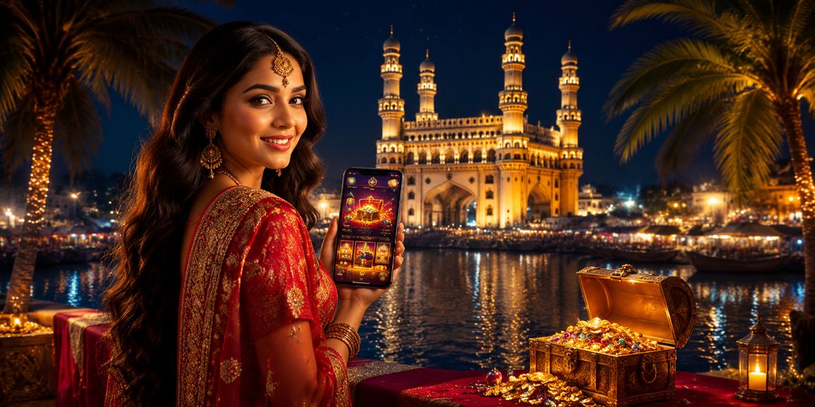 Mobile Casino Enjoyed in Hyderabad with Traditional Saree